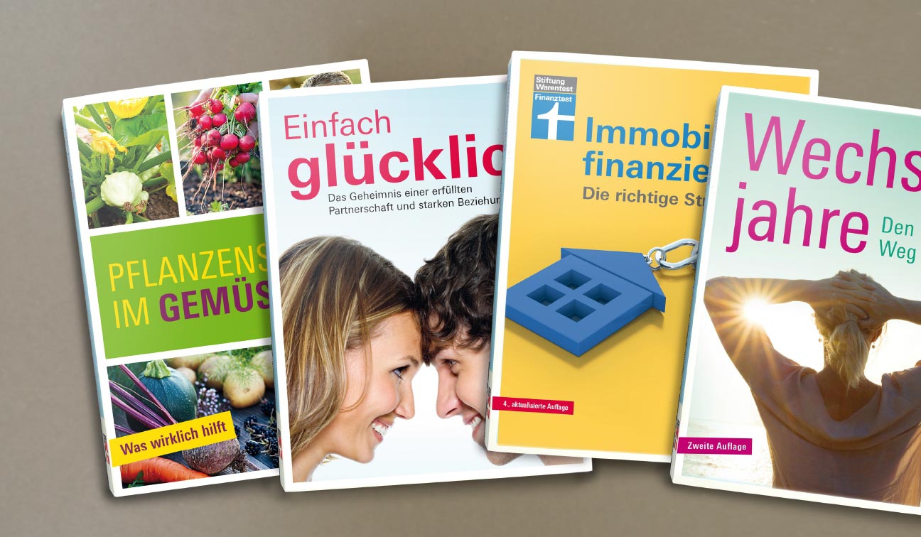 Ratgeber Reihenlayout Warentest Buchgestaltung
