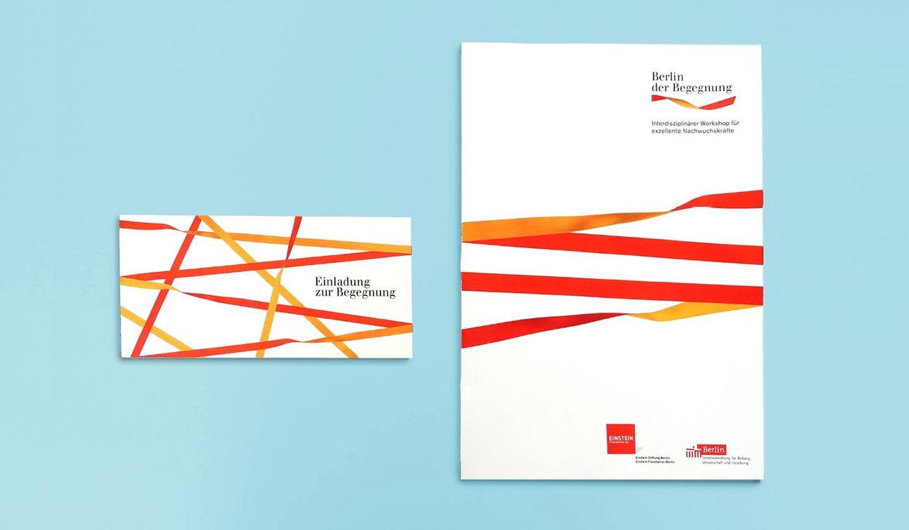 Buchgestaltung Design Einladung Mappe